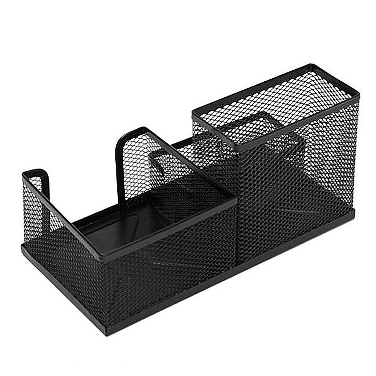 Hộp đựng bút để bàn NASI NS15 nhiều ngăn bằng thép sơn tĩnh điện - Ảnh 5