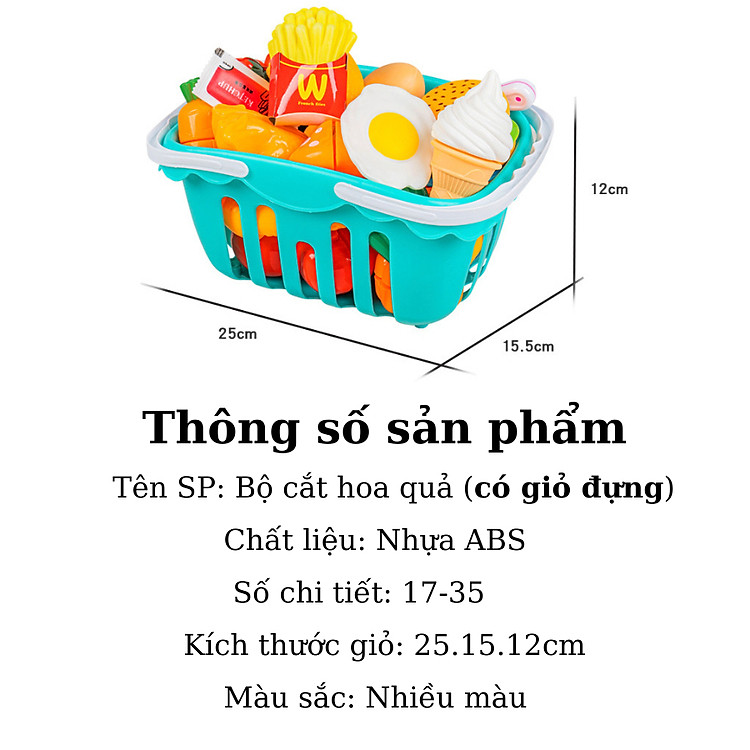 Bộ Đồ Chơi Cắt Hoa Quả Nubie Chính hãng Giá tốt - Hình ảnh 3