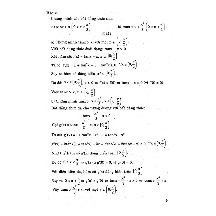Giải Bài Tập Toán - Đại Số Giải Tích Lớp 12 - Ảnh 6