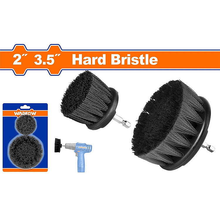 BỘ 2 BÀN CHẢI TRÒN LÔNG WADFOW - HÀNG CHÍNH HÃNG