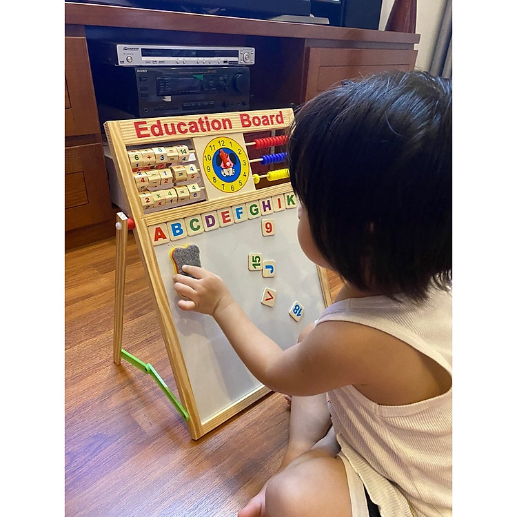 Mua Bảng Ghép Nam Châm 2 Mặt cho Bé Chính hãng Giá tốt - Hình ảnh 2