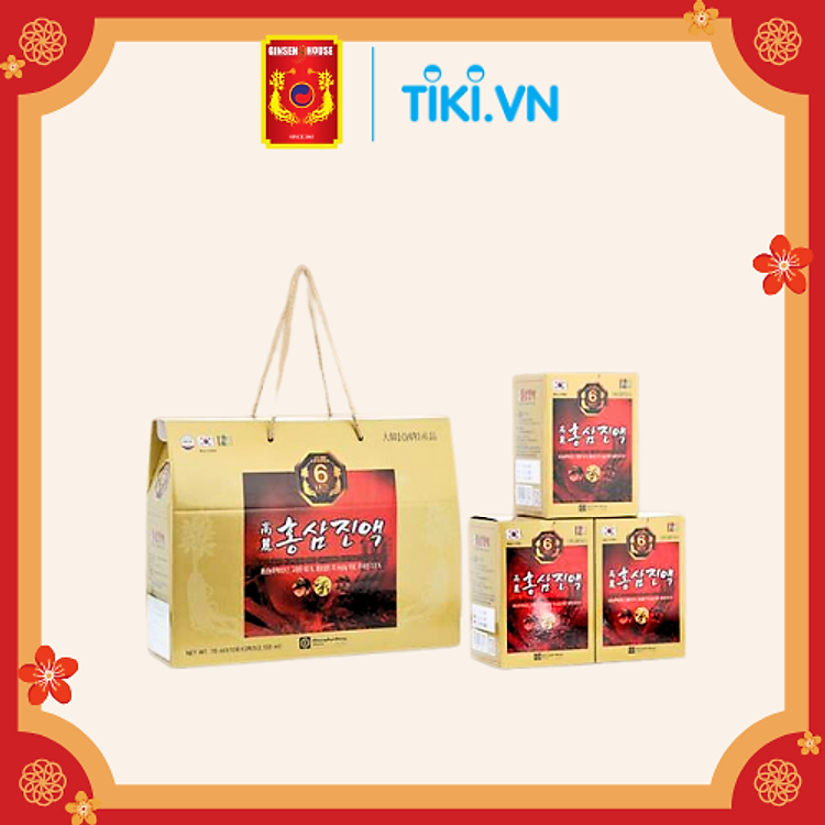 VSM - Thực Phẩm Chức Năng Chong Kun Dang Nước Hồng Sâm 6 Năm - 6 Years Korean Red Ginseng Eextract Liquid (70ml x 30 gói)