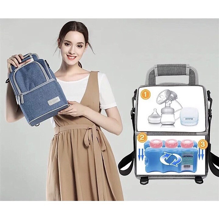 Ba Lô Giữ Nhiệt Trữ Sữa Cho Bé Uy tín Giá rẻ - Hình ảnh 4