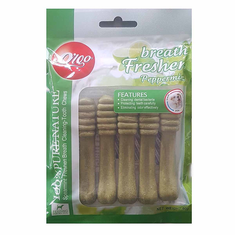 Xương nhá sạch răng cho chó hương bạc hà thơm mát