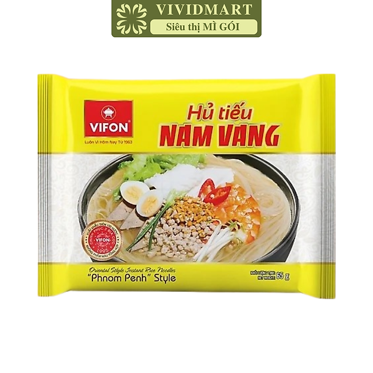 VIFON - Hủ tiếu Vifon hủ tiếu Nam vang, Hủ tíu Nam vang Vifon, Hủ tiếu Nam vang Vifon, Hủ tíu Vifon (65g/gói)