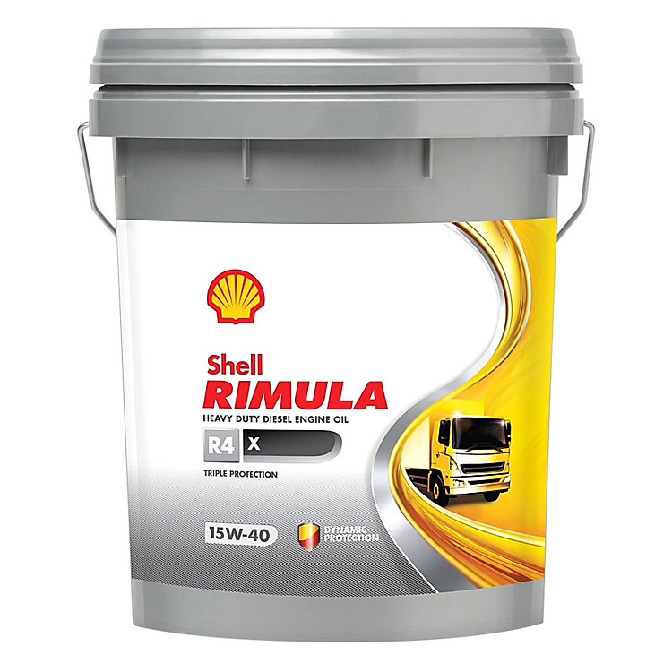 Nhớt Xe Shell Rimula R4 X 15W-40 (18L)