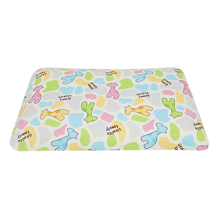 Vỏ Gối Trẻ Em Qsupport Q0138EBH Họa Tiết Hươu Cao Cổ (44 x 27 cm)