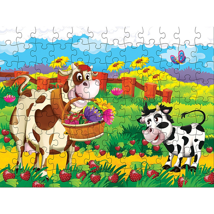 Tranh xếp hình Tia Sáng 108 mảnh Chính hãng Tiết kiệm - Hình ảnh 2