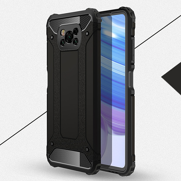 Ốp lưng cho Xiaomi Poco X3 NFC Giả kim - Chống sốc