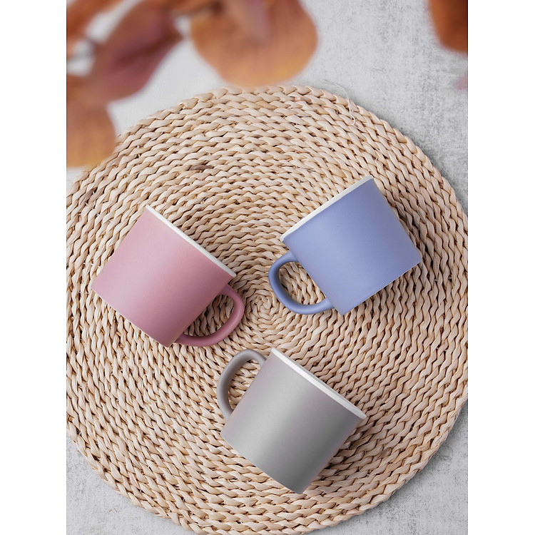 Ly sứ latte - Màu hồng nhạt - Ảnh 4