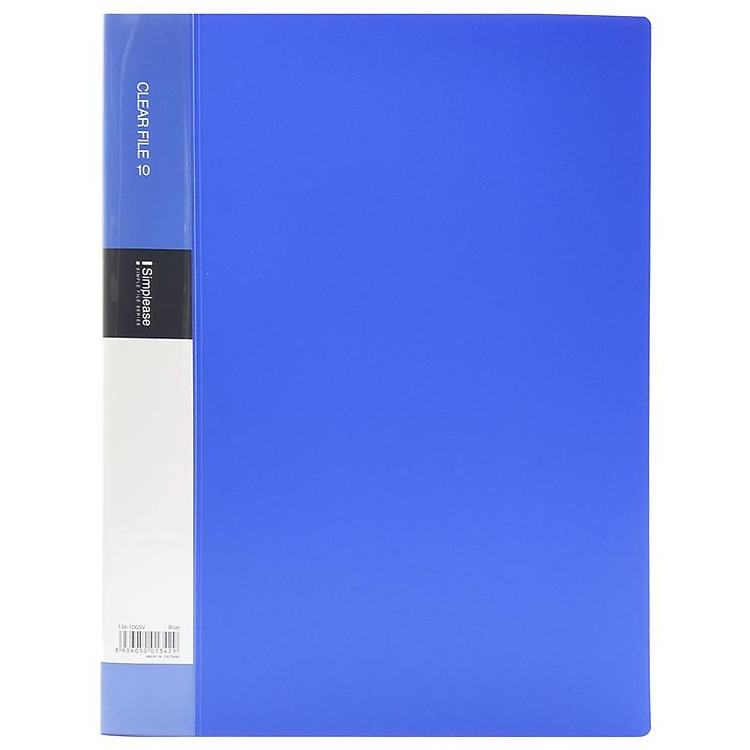 Bìa 10 Lá KingJim A4S 136-10GSV - Blue - Ảnh 2