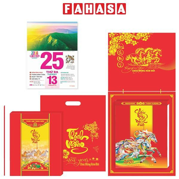 Lịch Bloc Siêu Đại - Phong Cảnh Việt Nam - Bảng Treo Sơn Mài - 20 x 30 cm - TĐ21