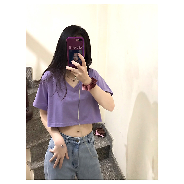 Áo CropTop EnV Phiên Bản 3 Màu Xinh