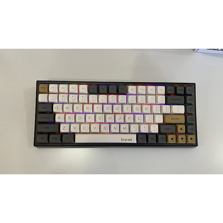 Bàn phím Keycool kc84 Pro Smoke RGB - Hàng chính hãng