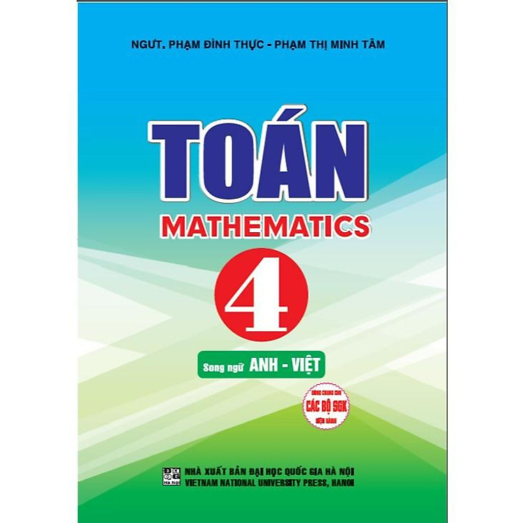 Toán 4 – Mathematics 4 song ngữ Anh-Việt (HA-MK)
