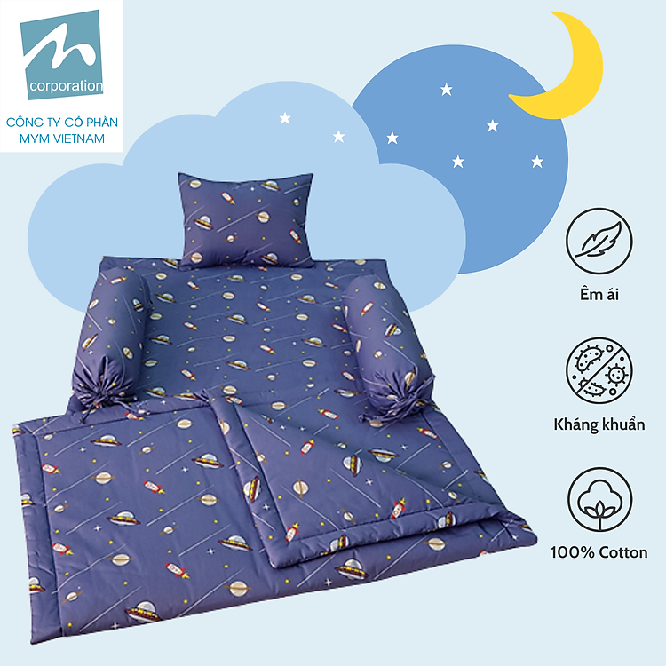 Mua Bộ chăn gối nệm cho bé MYM Chính hãng Ưu đãi - Hình ảnh 2