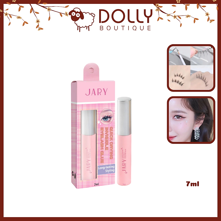 Keo Dán Mi Siêu Chắc, Lâu Trôi JARY Quick Drying Invisible Eyelash Glue 7ml