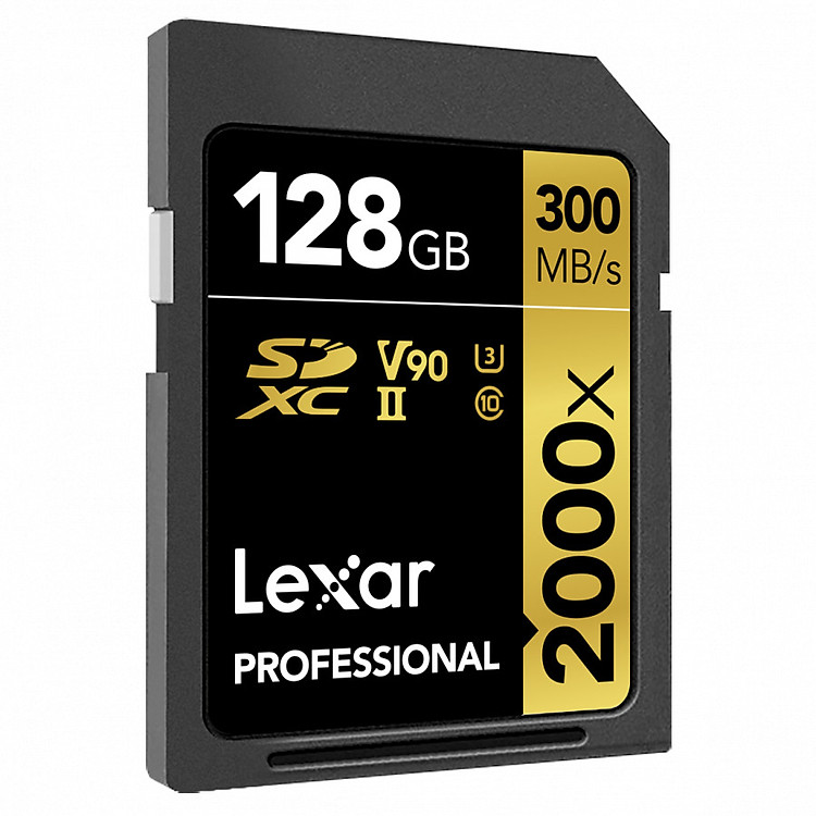 Thẻ Nhớ Lexar SDXC Professional 2000x 128GB UHS-II 300MB/s - Hàng Chính Hãng