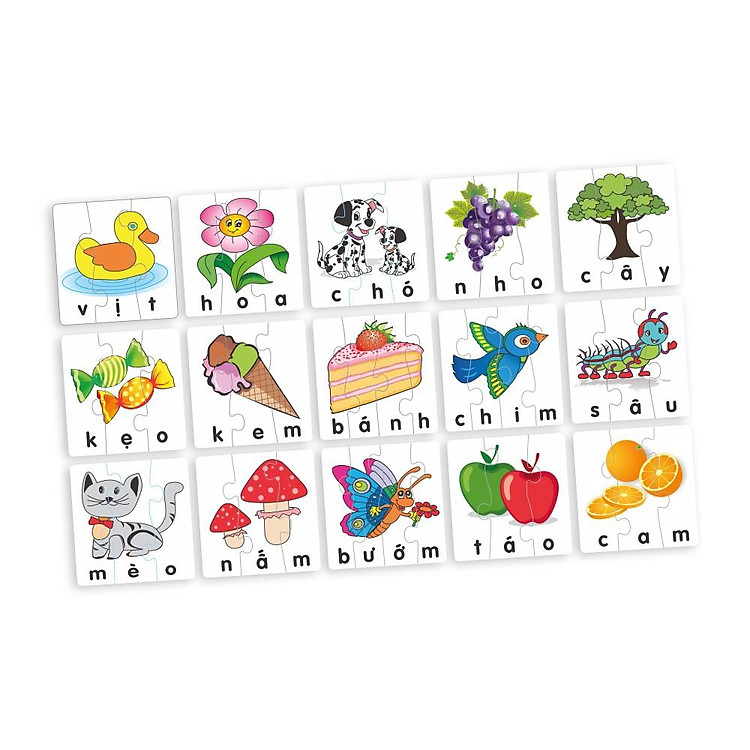 Mua Đồ chơi gỗ Ghép hình Tiếng Việt Chính hãng Giá tốt - Hình ảnh 3