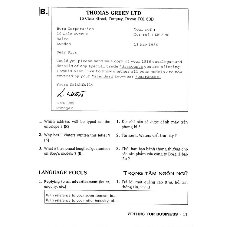 Luyện Kỹ Năng Viết Thư Tín Thương Mại - Ảnh 6