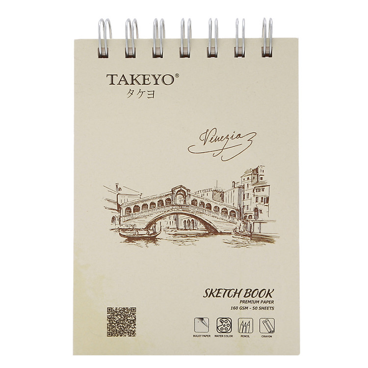 Tập Vẽ Lò Xo Takeyo A6 8529