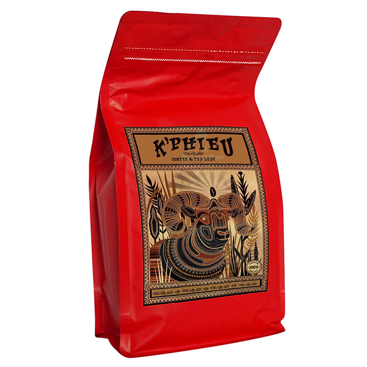 Cà Phê Xay Cầu Đất Arabica 100% K Phiêu (Túi 500g)