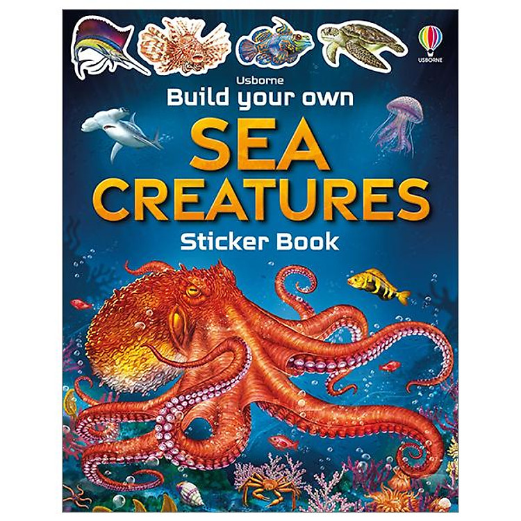 Build Your Own Sea Creatures Sticker Book