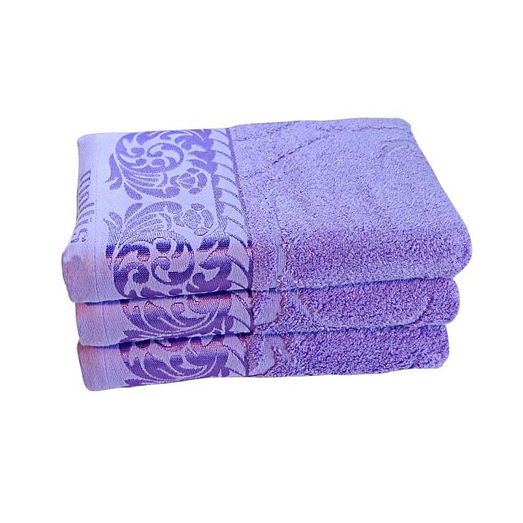 Khăn Tay Gia Đình Modal Mollis HMR5 28x42cm-Màu Tím, Vàng