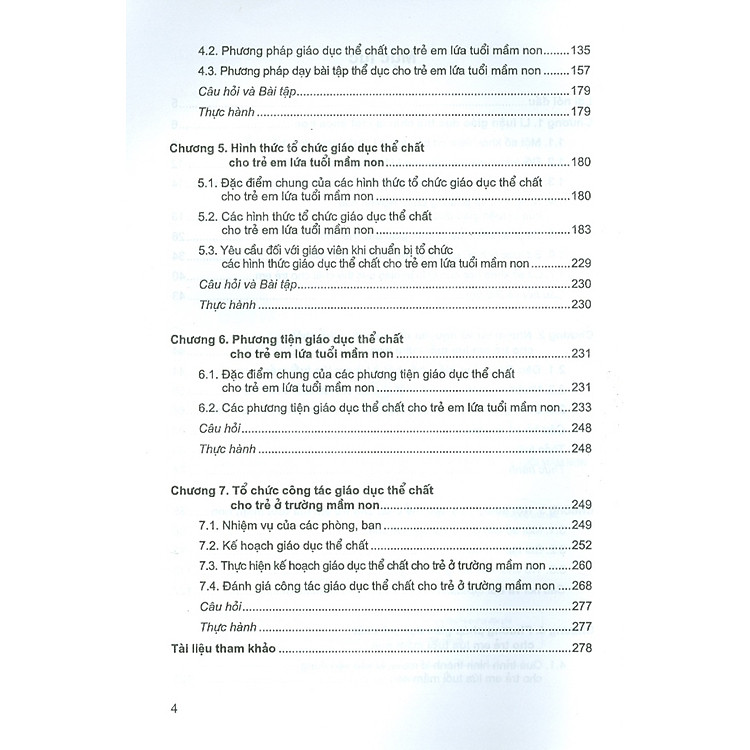 Giáo Trình Lí Luận Và Phương Pháp Giáo Dục Thể Chất Cho Trẻ Em Lứa Tuổi Mầm Non (Tái bản) - Ảnh 2