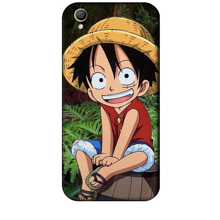 Ốp lưng nhựa cứng nhám dành cho Oppo Neo 9 A37 in hình Luffy