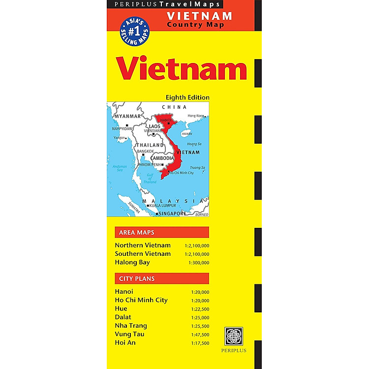 Vietnam Travel Map (Eighth Edition)