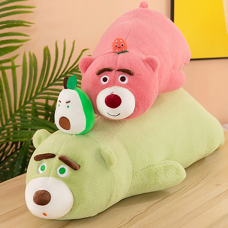 Thú nhồi bông Lotso Bơ 75-90cm Chính hãng Tiết kiệm - Hình ảnh 4