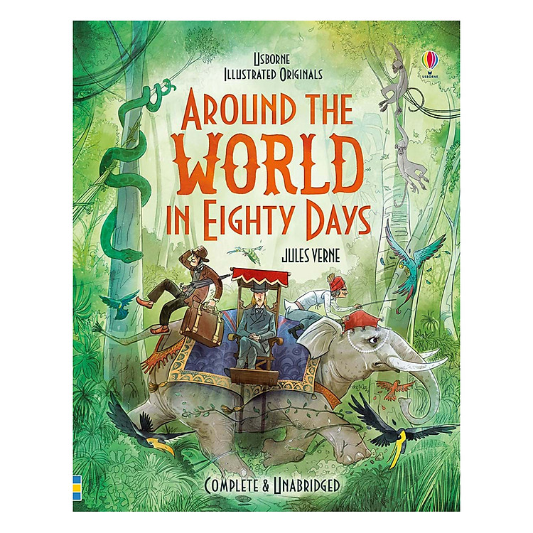 Sách Usborne Around the world in eighty days