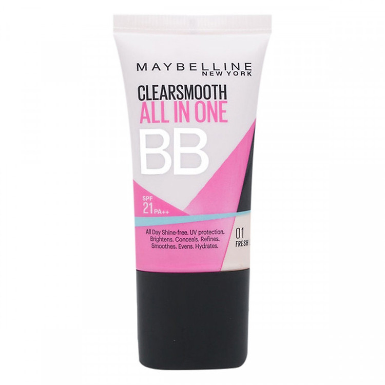 Kem Dưỡng Da Trang Điểm BB Cream Maybelline Clear Smooth SPF21 PA+++ Màu 01 Fresh (18ml)