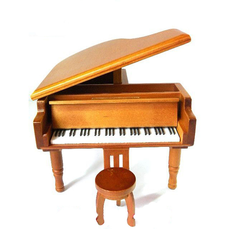 Hộp Nhạc Piano Gỗ
