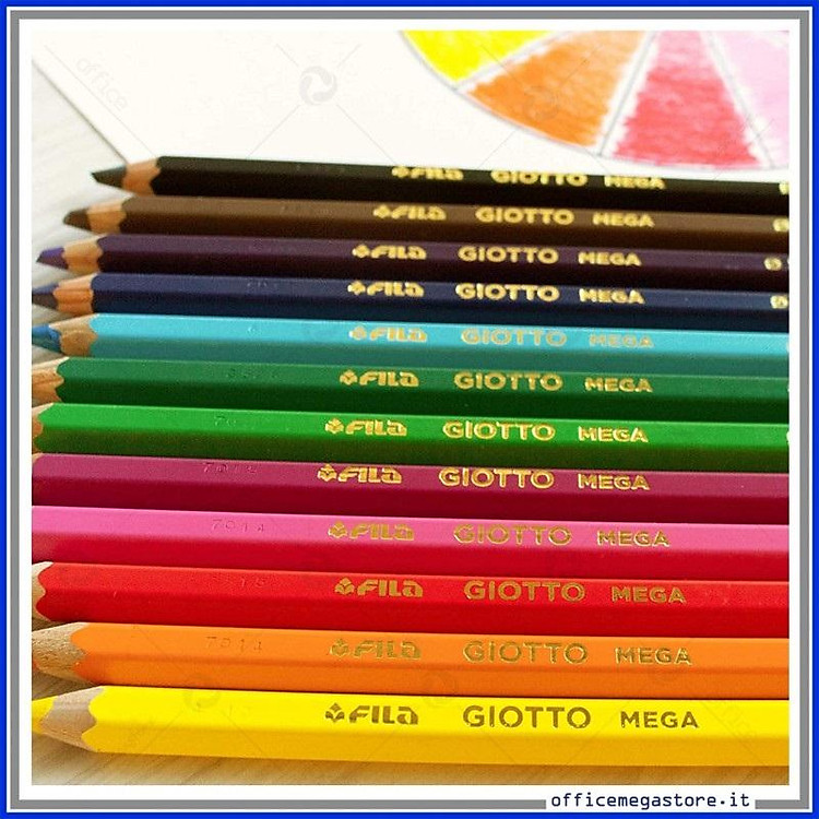 Bút Chì Màu GIOTTO Mega (12 màu) - Ảnh 3