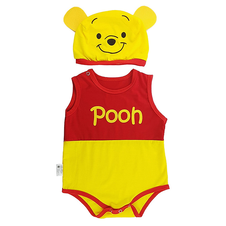 Bộ Bodysuit Gấu Pooh Mihababy - BDS10_POOH
