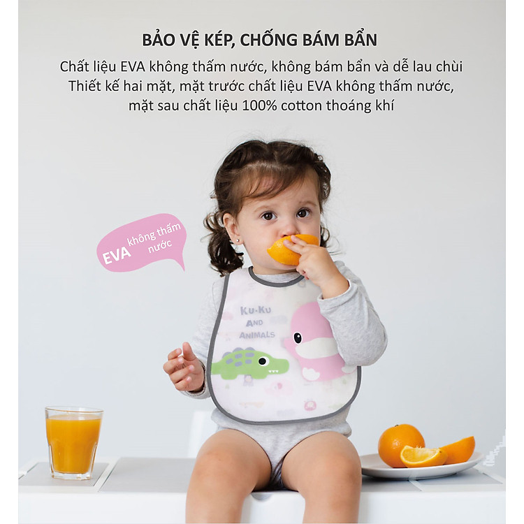 Mua Yếm Ăn Em Bé Hình Thú Không Thấm Nước Chính hãng Ưu đãi - Hình ảnh 5