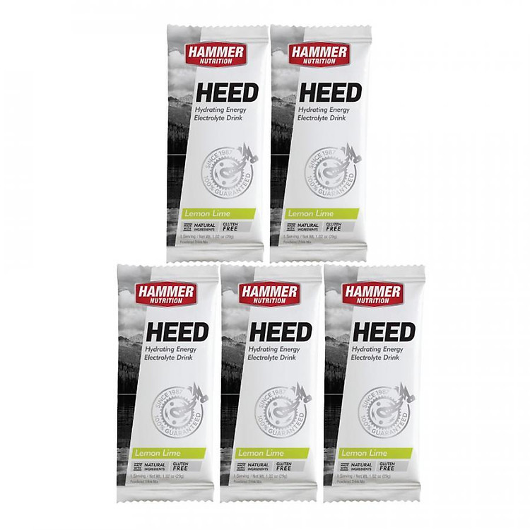 Bộ 5 gói bổ sung năng lượng điện giải - Hammer Heed vị chanh ( 29g)