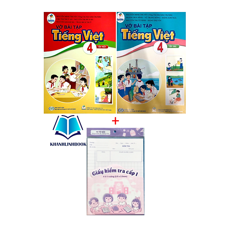 Vở Bài Tập Tiếng Việt 4 – Tập 1 + 2