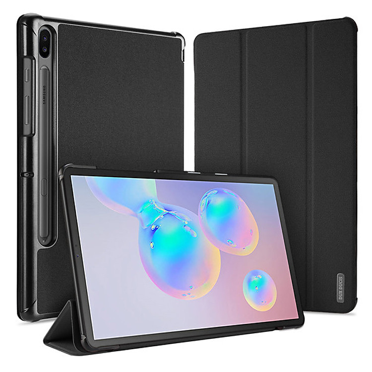 Bao da chống sốc cho Samsung Galaxy Tab S6 10.5 (T860/T865/T867) (Auto Sleep Wake) thương hiệu DUX DUCIS Domo Series cao cấp - Hàng nhập khẩu.