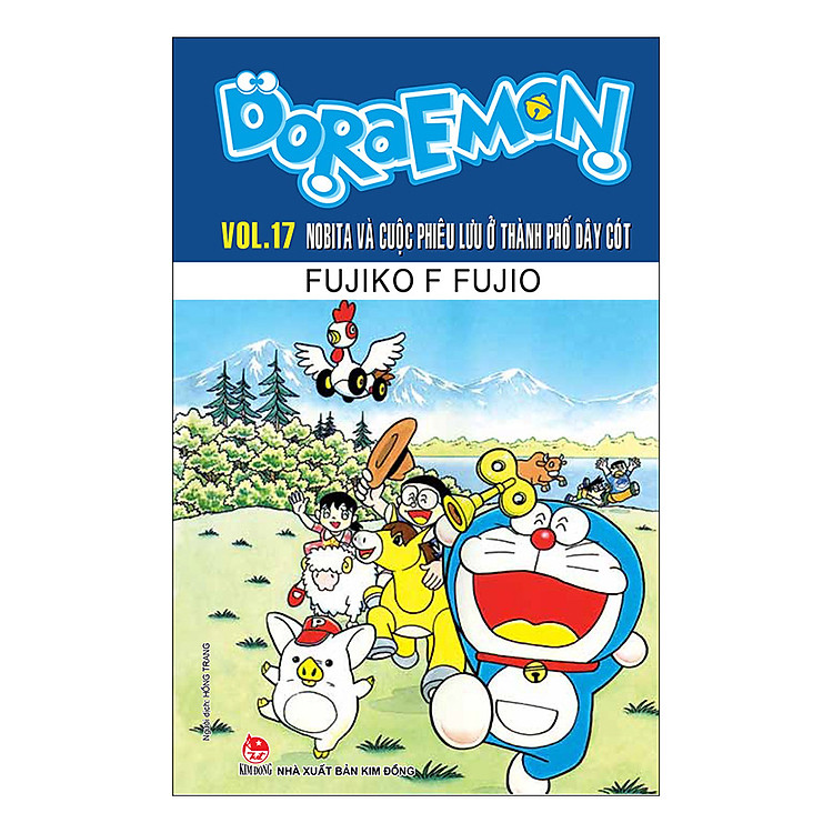 Doraemon Truyện Dài - Tập 17 - Nobita Và Cuộc Phiêu Lưu Ở Thành Phố Dây Cót (Tái Bản 2019)