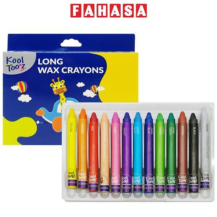 Hộp Bút Sáp Màu Kool Toolz (13 chiếc)