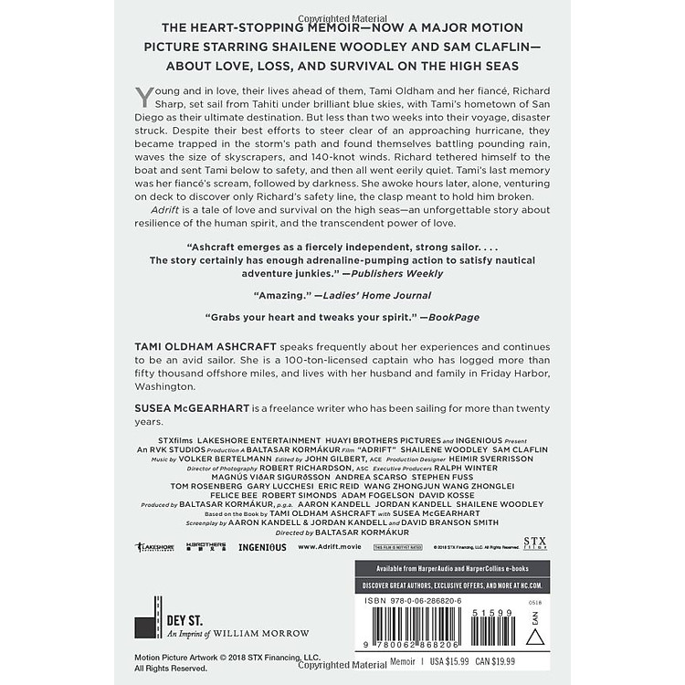 Adrift: A True Story of Love, Loss, and Survival at Sea - Ảnh 2