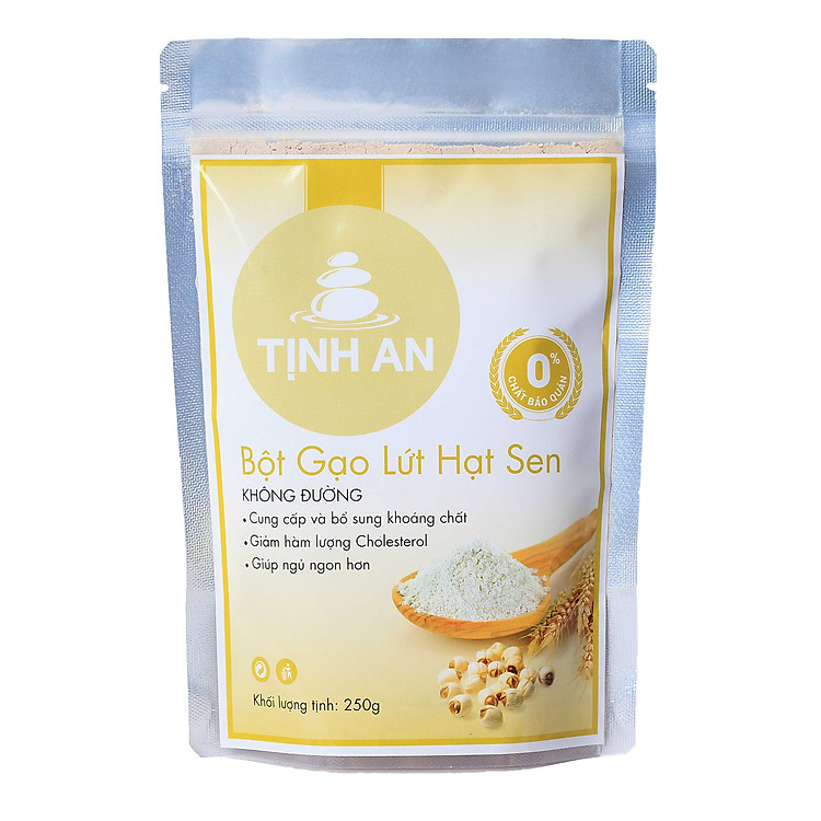 Bột Gạo Lứt Hạt Sen Tịnh An (250g)