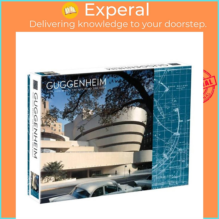 Sách - Frank Lloyd Wright Guggenheim 2-Sided 500 Piece Puzzle by (UK edition, paperback)