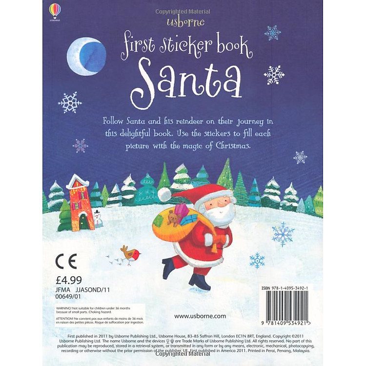 First Sticker Book: Santa - Ảnh 2