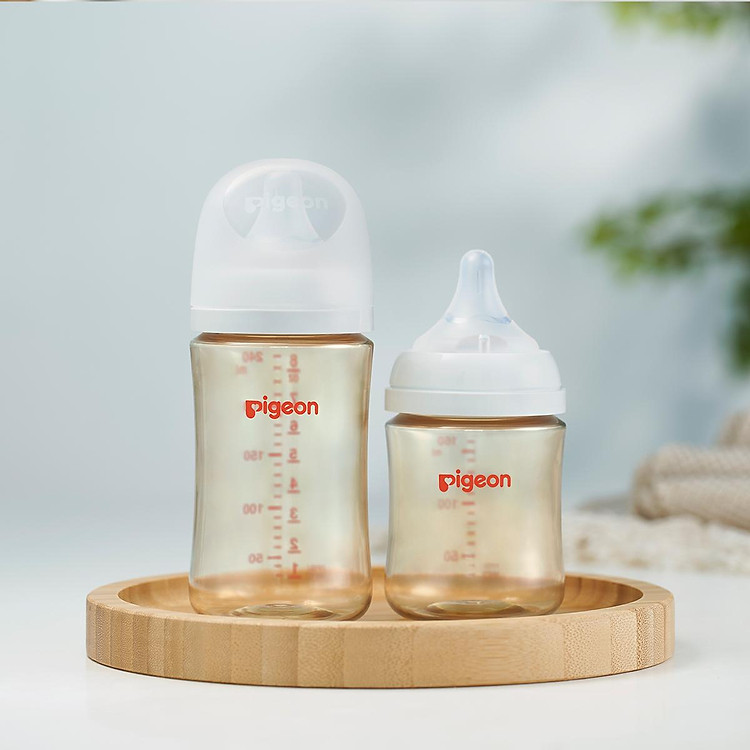 Bình sữa Pigeon PPSU Plus 240ml Giá rẻ - Hình ảnh 5