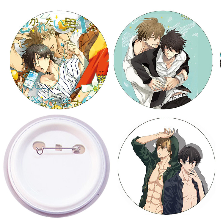 Huy Hiệu Dakaretai Otoko (combo 3 cái)