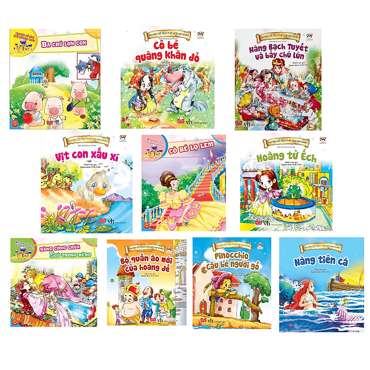 Combo 10 Quyển Truyện Cổ Tích Thế Giới Hay Nhất